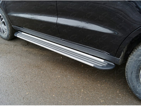 Пороги алюминиевые "Slim Line Silver" 1720 мм
